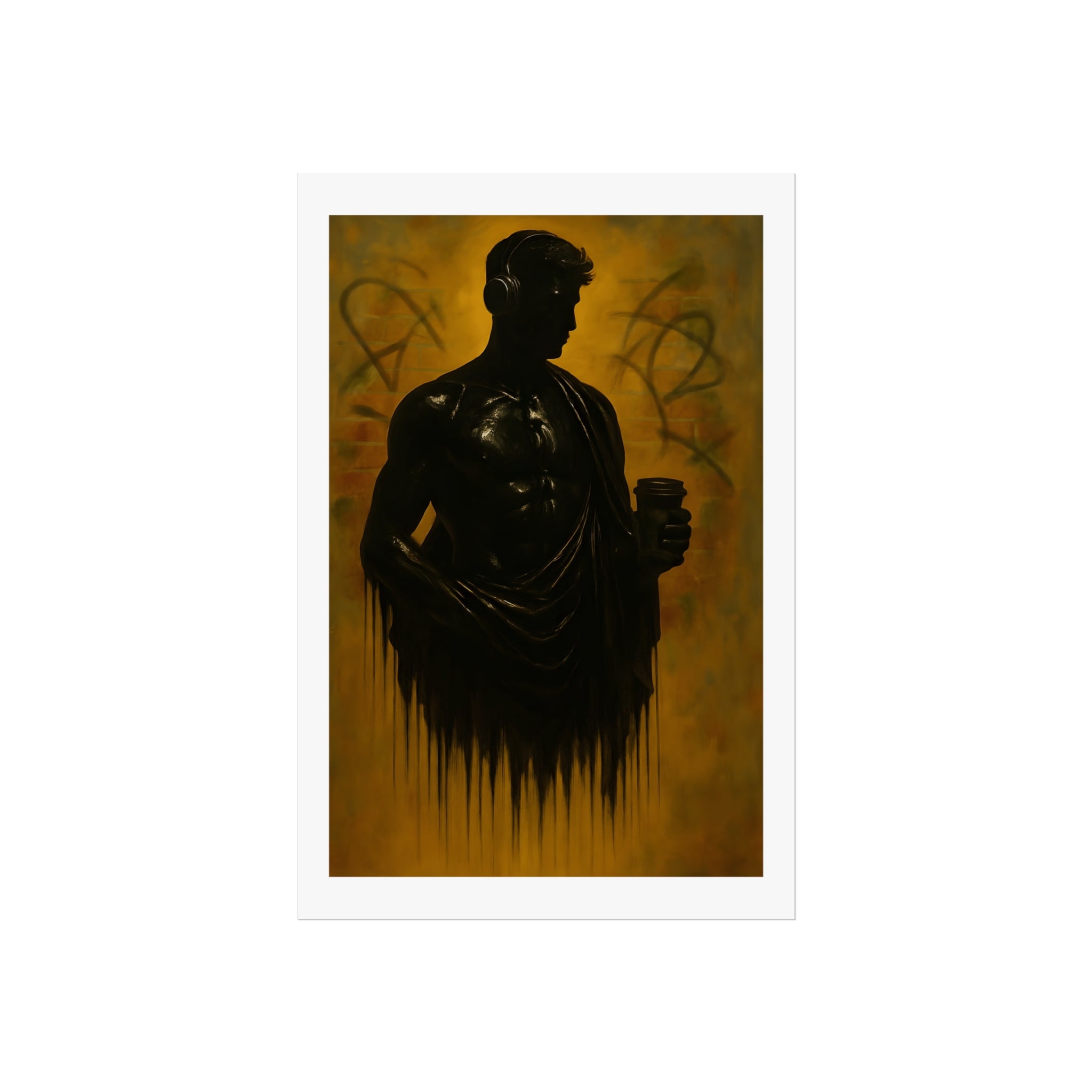 Dark Statue Art Print