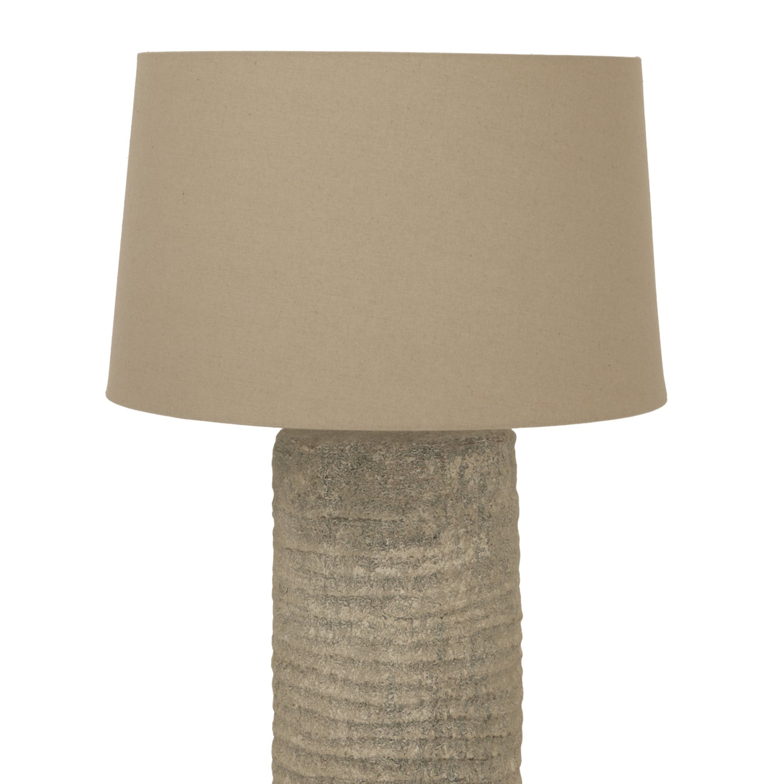 Tall Tuscan Grey Ceramic Table Lamp