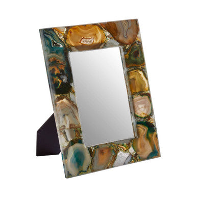 Bowerbird Green Agate Photo Frame (5 x 7)