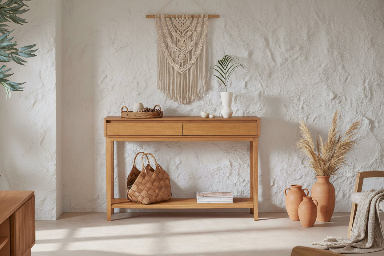 Melia Console Table with Two Drawers