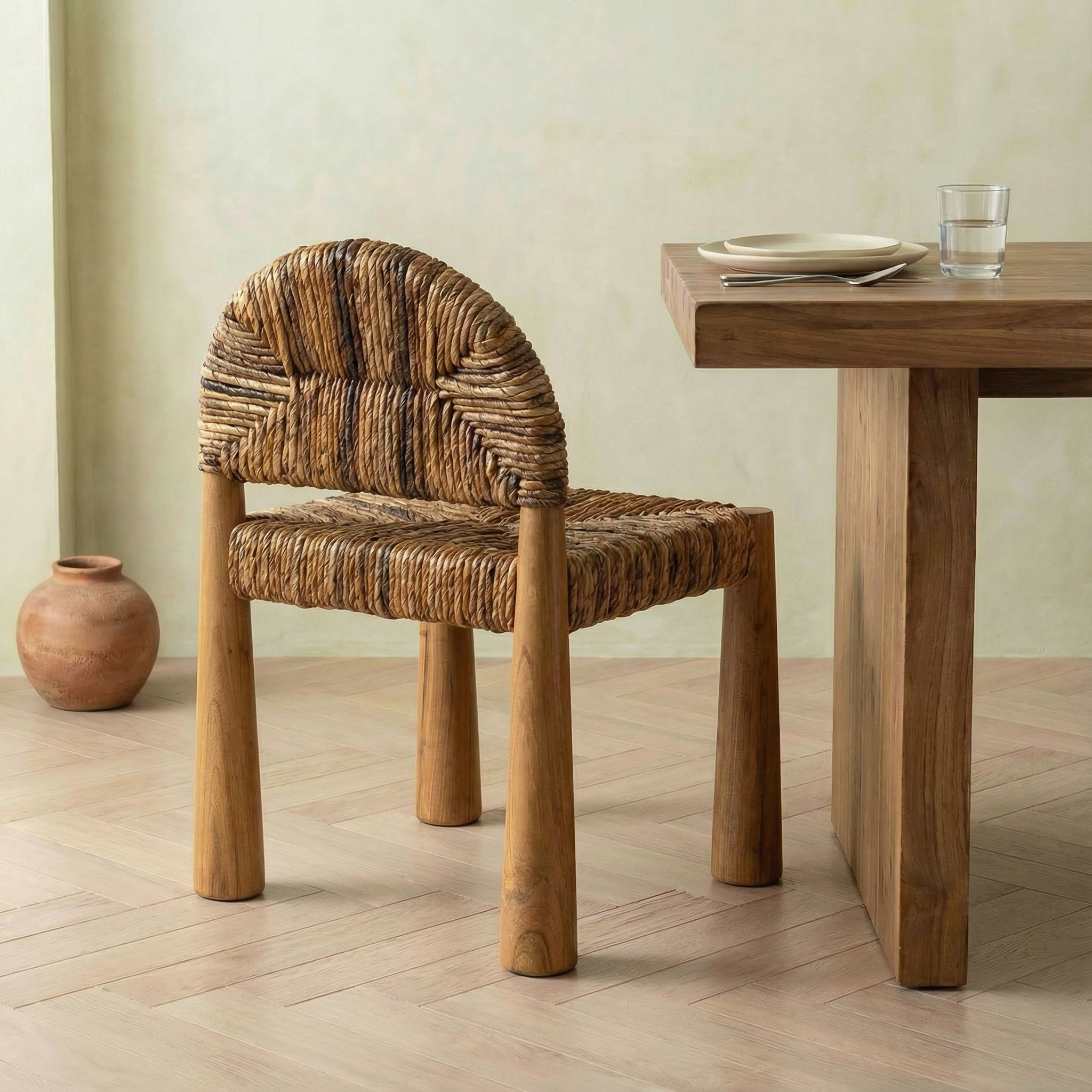Loka Banana Leaf Dining Chair