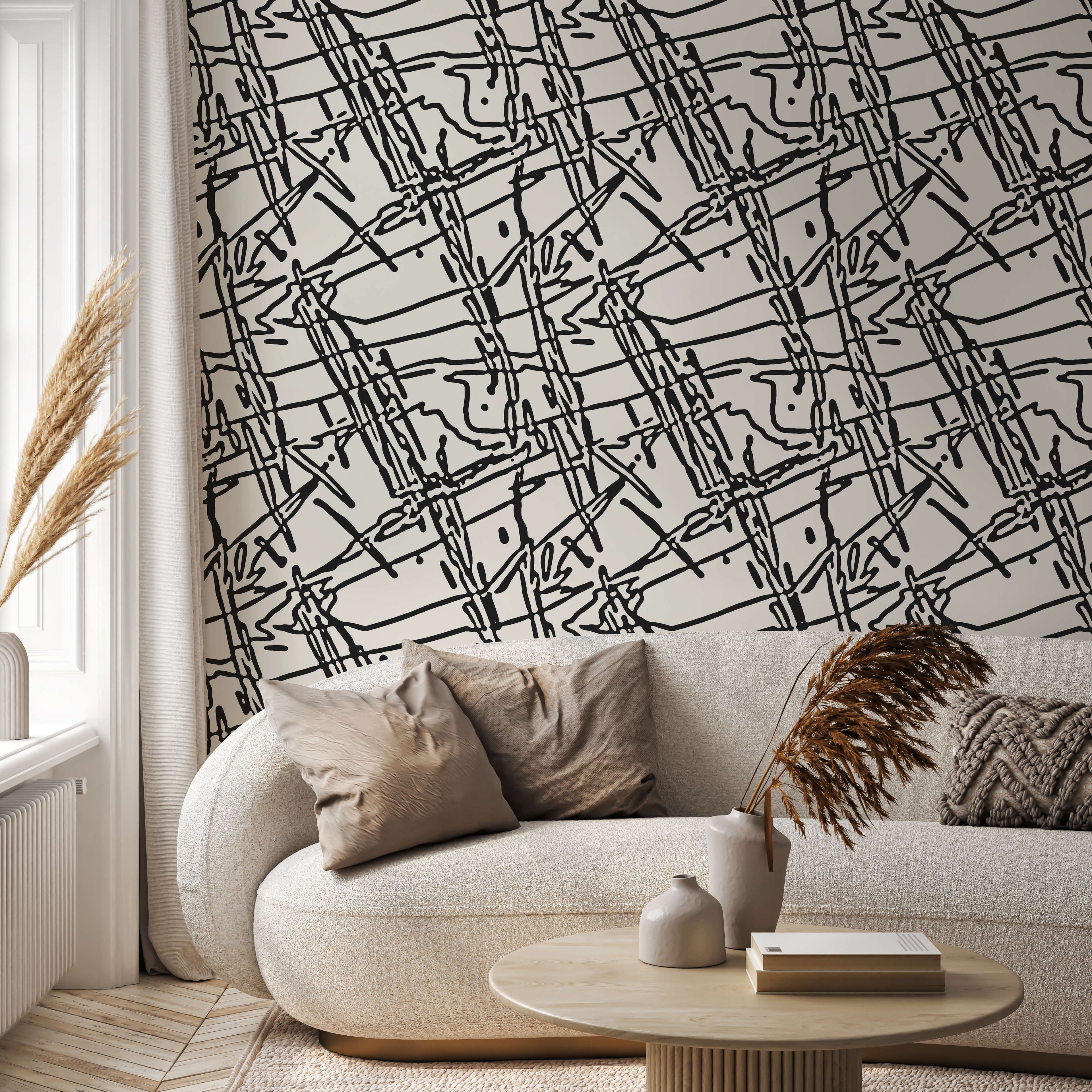 Scratch - Scribble Style Wall Covering