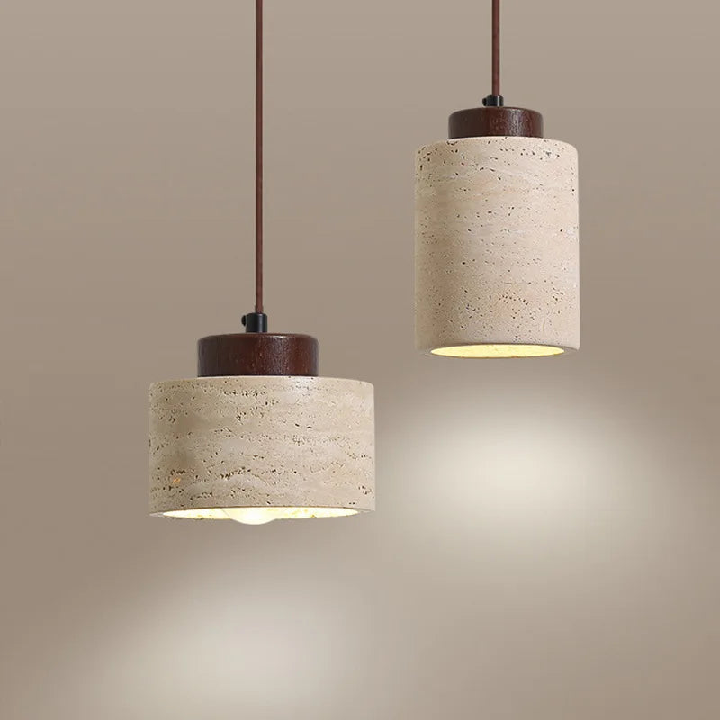 Natural Stone Pendant Light