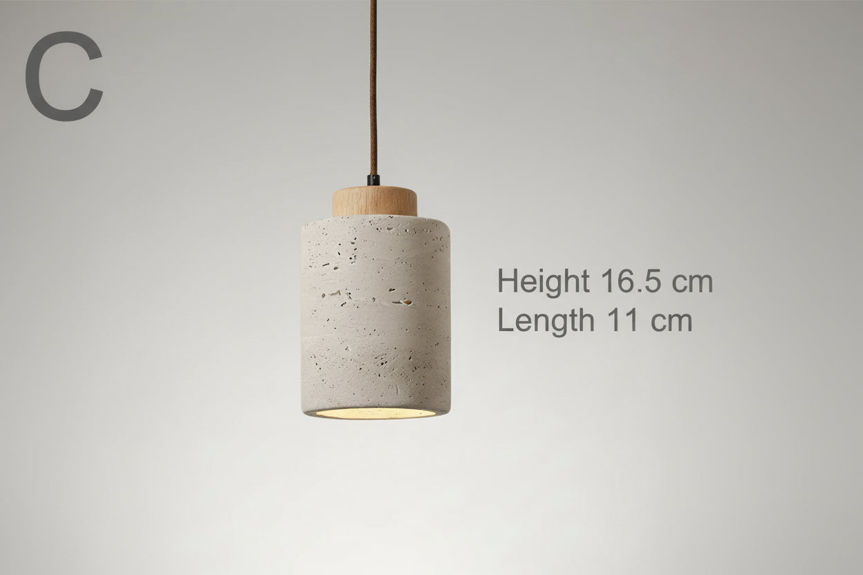Natural Stone Pendant Light