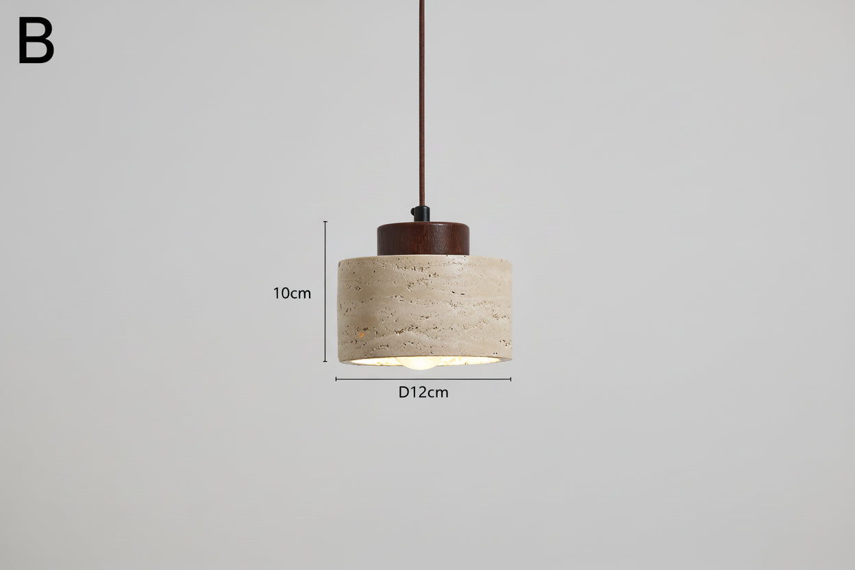Natural Stone Pendant Light