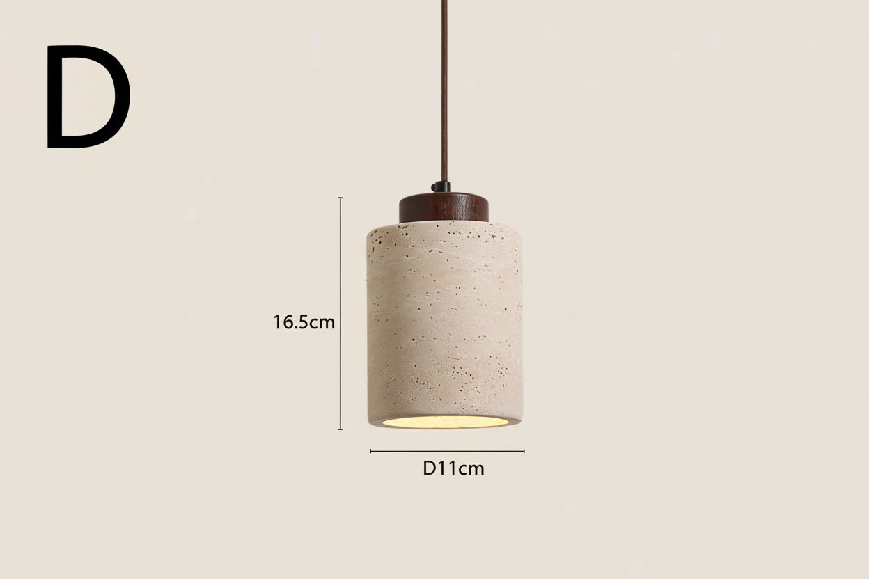 Natural Stone Pendant Light